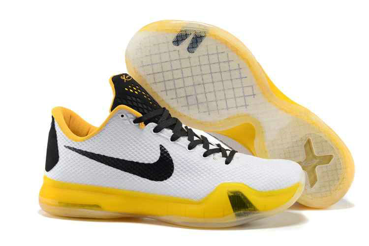 Nike Kobe X (10) Elite White Black Yellow